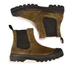 Pataugas AUTHENTIQUE C/S F4H KAKI -Chaussures Pataugas Boutique 628191 BOOTS FEMME OG C S F4H KAKI 6WEB