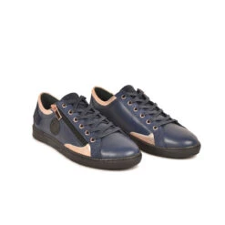 Pataugas JESTER/MIX F4H MARINE/ROSE -Chaussures Pataugas Boutique 628254 BASKET FEMME JESTER MIX F4H MARINE ROSE 4