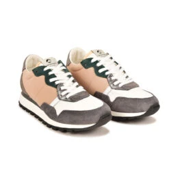 Pataugas ASTATE/MIX F4H ARGENT -Chaussures Pataugas Boutique 628285 BASKET FEMME ASTATE MIX GRIS PECHE web4