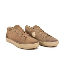 Pataugas NEW CARL/SG H4H TAUPE -Chaussures Pataugas Boutique 628302 BASKET HOMME NEW CARL SG H4H TAUPE 4