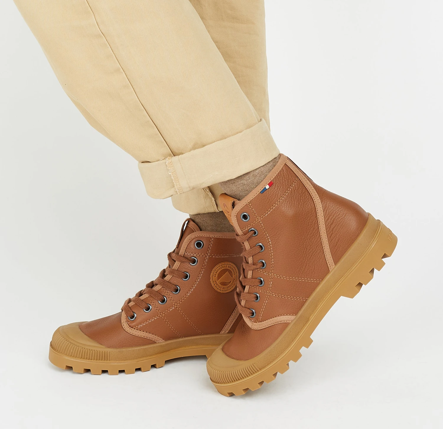 Pataugas AUTHENTIQUE M/G F4H CARAMEL 5 Pataugas AUTHENTIQUE M/G F4H CARAMEL – Image 3