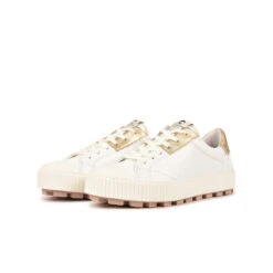 Pataugas ARAN/M F2H BLANC/DORÉ -Chaussures Pataugas Boutique BASKET FEMME ARAN M F2H BLANC DORE 5