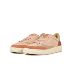 Pataugas BASALTE/SNME F2H BEIGE ROSÉ/DORÉ -Chaussures Pataugas Boutique BASKET FEMME BASALT F2H NUDE DORE 5