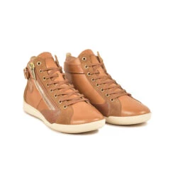 Pataugas PALME/MIX F4H CAMEL -Chaussures Pataugas Boutique BASKET FEMME PALME L MIX F2I TAUPE 628403 154 4