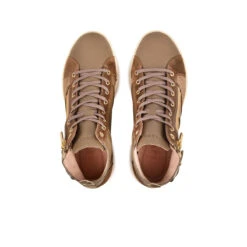 Pataugas PALME/MIX F4H TAUPE -Chaussures Pataugas Boutique BASKET FEMME PALME MIX F4H TAUPE 628270 154 6