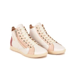 Pataugas PALME/PER F2I ROSE -Chaussures Pataugas Boutique BASKET FEMME PALME PER F2I ROSE 628402 300 4