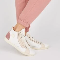 Pataugas PALME/PER F2I ROSE -Chaussures Pataugas Boutique BASKET FEMME PALME PER F2I ROSE 628402 300 Porte 1