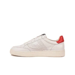 Pataugas BASALTE/N H2H BLANC/ROUGE -Chaussures Pataugas Boutique BASKET HOMME BASALT N F2H BLANC ROUGE 3