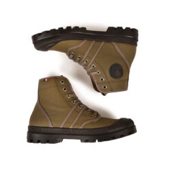 Pataugas AUTHENTIQUE/W MADE IN FRANCE F4G KAKI -Chaussures Pataugas Boutique BOOTS FEMME AUTHENTIQUE KAKI 6