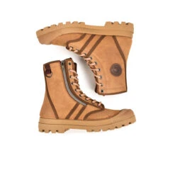 Pataugas AUTHENTIQUE H/ZIPSS F4I CAMEL -Chaussures Pataugas Boutique BOOTS FEMME OG H ZIPSS F4I CAMEL 628499 751 6