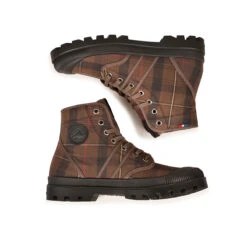 Pataugas AUTHENTIQUE MADE IN FRANCE F4G Tartan Marron -Chaussures Pataugas Boutique BOOTS HOMME AUTHENTIQUE W H4G TARTAN MARRON 6