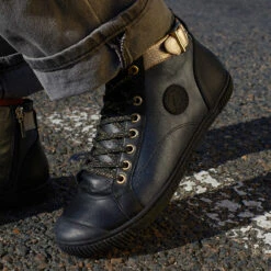 Pataugas BANJOU LATSA/MIX F4H NOIR/DORÉ 13 Pataugas BANJOU LATSA/MIX F4H NOIR/DORÉ -Chaussures Pataugas Boutique F Palme MIX Noir Dore