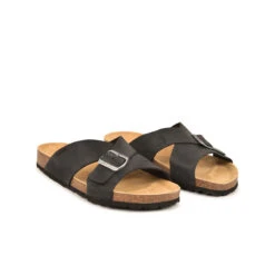 Pataugas LUDO/MIX H2I NOIR -Chaussures Pataugas Boutique SANDALE HOMME LUDO MIX H2I NOIR 628533 850 4